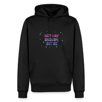 Not Gay Enough But Bi Bisexual LGBTQ Bi Pride - Männer Premium Bio Hoodie - Schwarz - Vorne - Nico (187cm)