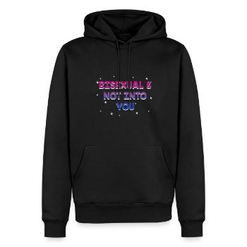 Bisexual and Not into You Bi Single Bi Pride - Männer Premium Bio Hoodie - Schwarz - Vorne - Nico (187cm)