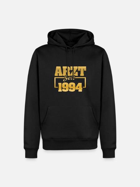 1994 - Männer Premium Bio Hoodie - Schwarz