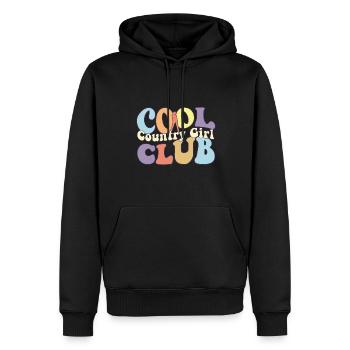 Cool Country Girls Club Howdy Rodeo Southern - Männer Premium Bio Hoodie - Schwarz - Vorne - Nico (187cm)