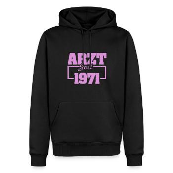 Chirurg 1971 - Männer Premium Bio Hoodie - Schwarz - Vorne - Nico (187cm)