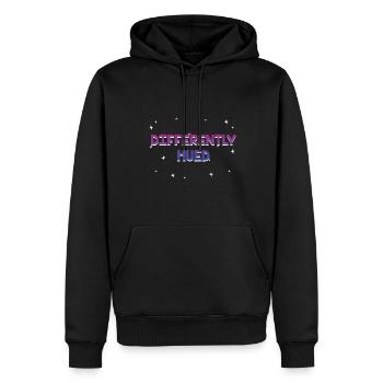 Differently Hued Bisexual LGBTQ Bi Pride - Männer Premium Bio Hoodie - Schwarz - Vorne - Nico (187cm)