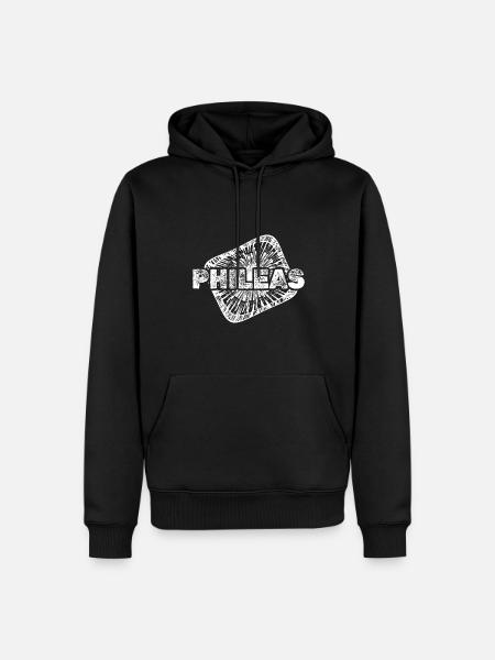 Naissance de bébé ventre Phileas - Sweat à capuche Premium bio Homme - noir