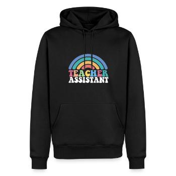 Substitute Teacher Teacher Assistant School - Männer Premium Bio Hoodie - Schwarz - Vorne - Nico (187cm)
