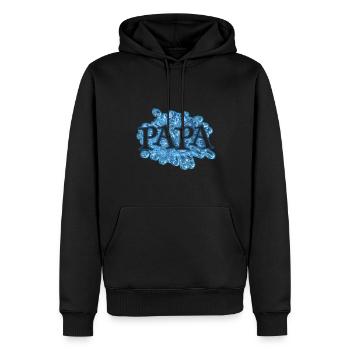 Daddy Daddy - Men’s Premium Organic Hoodie - black - Front - Nico (187cm)