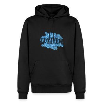 Devil - Men’s Premium Organic Hoodie - black - Front - Nico (187cm)