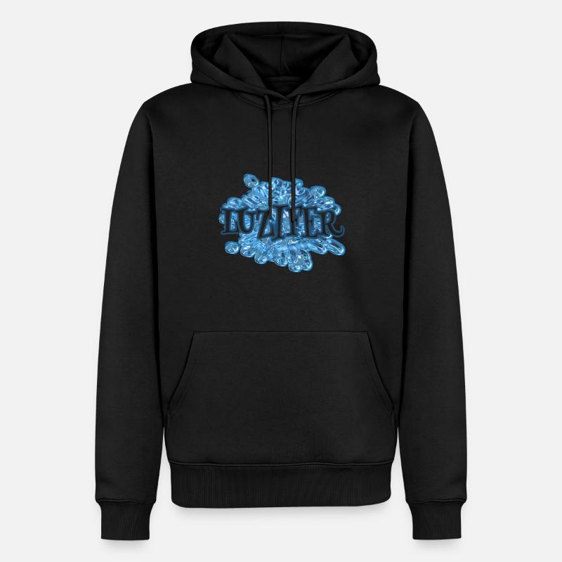 Teufel - Männer Premium Bio Hoodie - Schwarz
