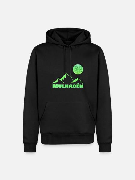 Geschenk für Mulhacen - Männer Premium Bio Hoodie - Schwarz