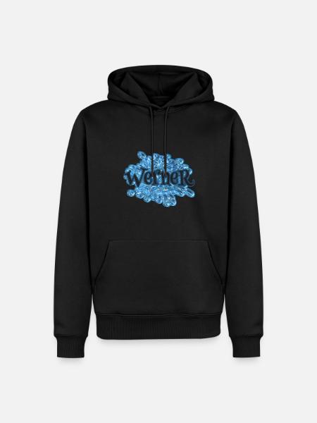 Werner Werner - Men’s Premium Organic Hoodie - black
