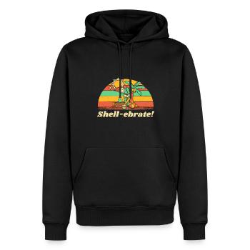 Shell-ebrate! Beach Party Ocean Celebration - Männer Premium Bio Hoodie - Schwarz - Vorne - Nico (187cm)
