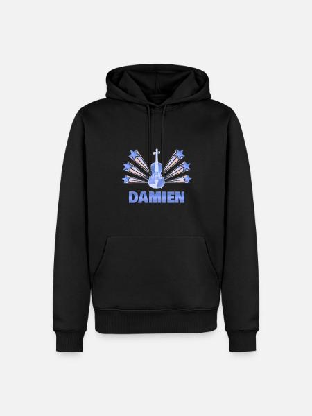 Gift for Damien - Men’s Premium Organic Hoodie - black