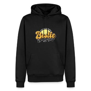 She's My Co Teacher Bestie Work Buddy Bestfriend - Männer Premium Bio Hoodie - Schwarz - Vorne - Nico (187cm)
