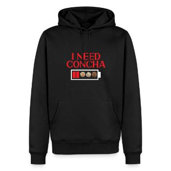 Concha Hispanic Mexikanisch Pan Dulce - Männer Premium Bio Hoodie - Schwarz - Vorne - Nico (187cm)