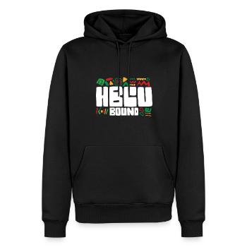 HBCU Bound Student Historically Black College - Männer Premium Bio Hoodie - Schwarz - Vorne - Nico (187cm)
