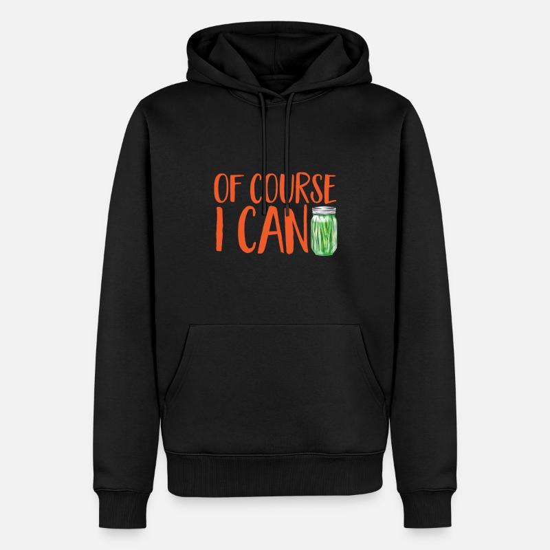 Einmachen Einkochen Lebensmitteln Konservieren - Männer Premium Bio Hoodie - Schwarz