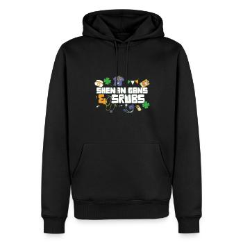 Shenanigans & Scrubs ER Nurse Physician St. - Männer Premium Bio Hoodie - Schwarz - Vorne - Nico (187cm)