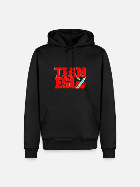 Lehrkraft Englisch Zweitsprache Fremdsprache - Männer Premium Bio Hoodie - Schwarz