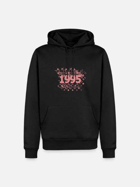 1995 1995 - Männer Premium Bio Hoodie - Schwarz