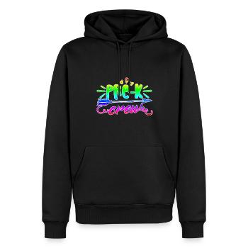 Pre k Teacher Crew - Men’s Premium Organic Hoodie - black - Front - Nico (187cm)