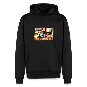 Somebody's Feral Grandmother Funny Family Grandma - Männer Premium Bio Hoodie - Schwarz - Vorne - Nico (187cm)