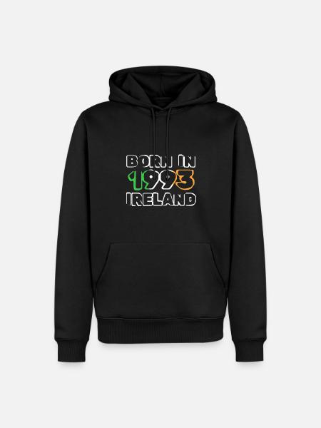 Ireland 1993 - Männer Premium Bio Hoodie - Schwarz