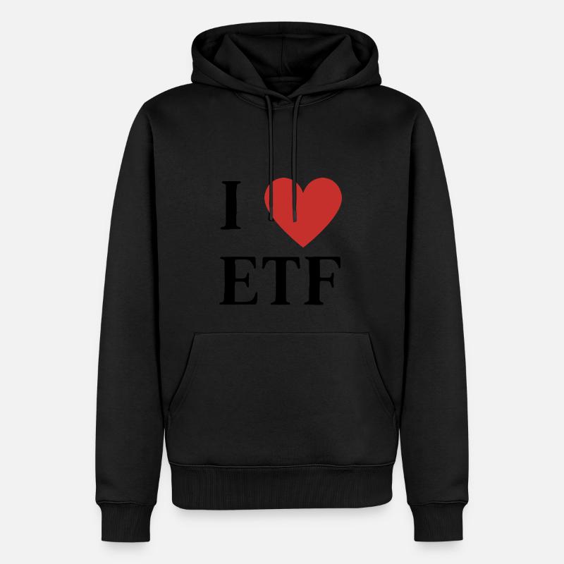 J’adore les ETF - Sweat à capuche Premium bio Homme - undefined