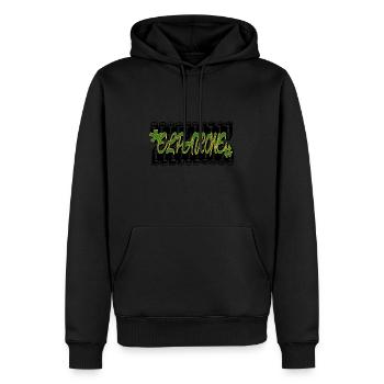 El Patrone 2 - Männer Premium Bio Hoodie - Schwarz - Vorne - Nico (187cm)
