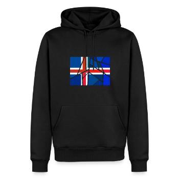 Land Island - Männer Premium Bio Hoodie - Schwarz - Vorne - Nico (187cm)