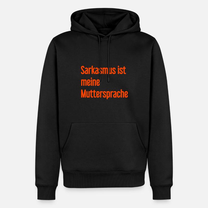 Sarkasmus-Profi - Männer Premium Bio Hoodie - Schwarz