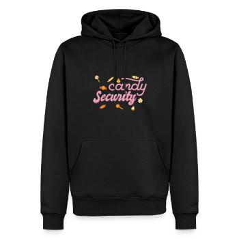 Candy Security Kids Parents Matching Birthday - Men’s Premium Organic Hoodie - black - Front - Nico (187cm)