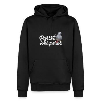 Graupapagei African Grey Parrot Papagei - Männer Premium Bio Hoodie - Schwarz - Vorne - Nico (187cm)
