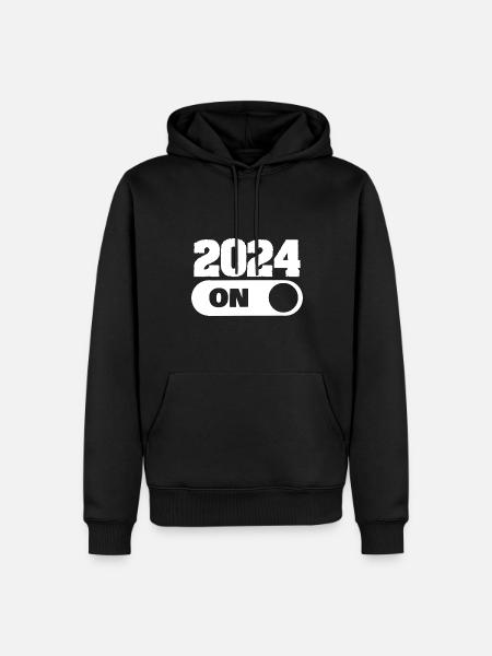 2024 - Men’s Premium Organic Hoodie - black