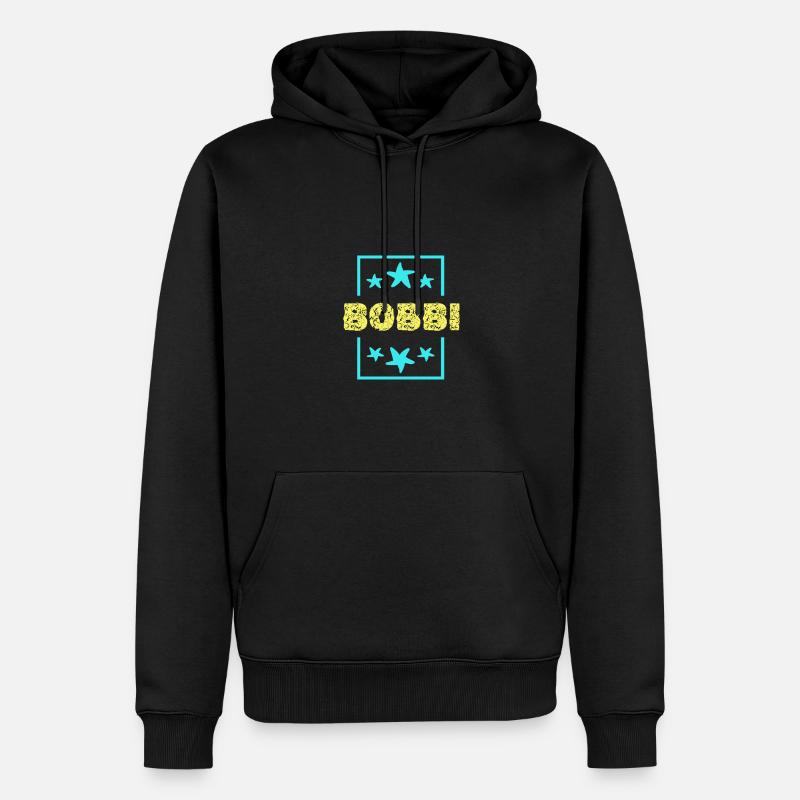Cadeau pour Bobbi - Sweat à capuche Premium bio Homme - noir