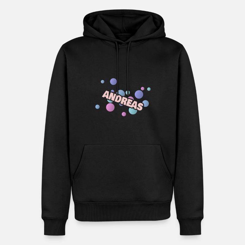 Fosse à balles Andreas - Sweat à capuche Premium bio Homme - noir