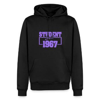 Jahr 1967 - Männer Premium Bio Hoodie - Schwarz - Vorne - Nico (187cm)