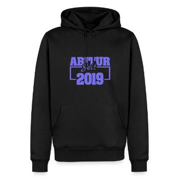 Abiturientin 2019 - Männer Premium Bio Hoodie - Schwarz - Vorne - Nico (187cm)