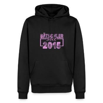 Jungeselle 2015 - Männer Premium Bio Hoodie - Schwarz - Vorne - Nico (187cm)