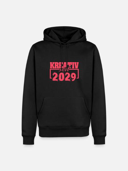 Retro 2029 - Men’s Premium Organic Hoodie - black