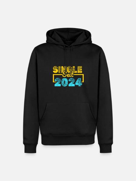 seit 2024 - Männer Premium Bio Hoodie - Schwarz