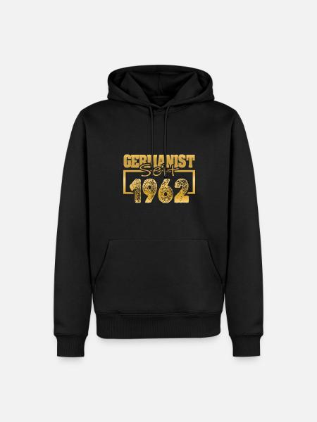 Uni 1962 - Männer Premium Bio Hoodie - Schwarz