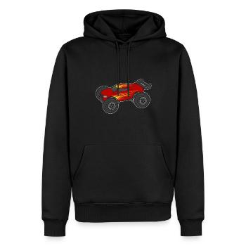 RC Car Ferngesteuertes Auto - Männer Premium Bio Hoodie - Schwarz - Vorne - Nico (187cm)