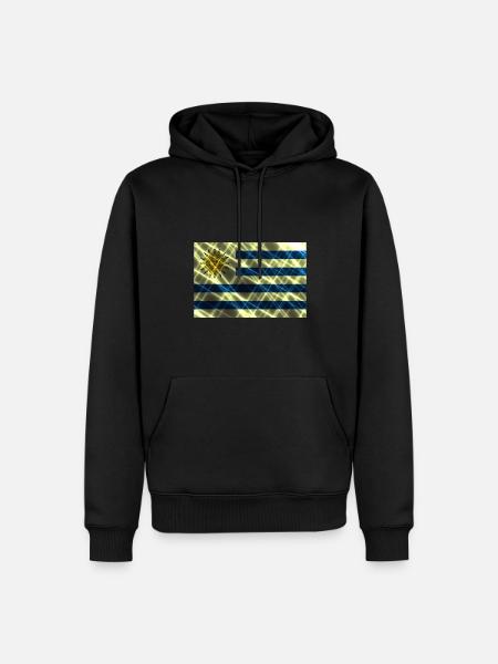 Uruguay - Men’s Premium Organic Hoodie - black