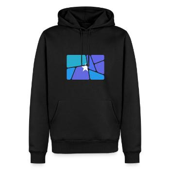 Somalia - Männer Premium Bio Hoodie - Schwarz - Vorne - Nico (187cm)