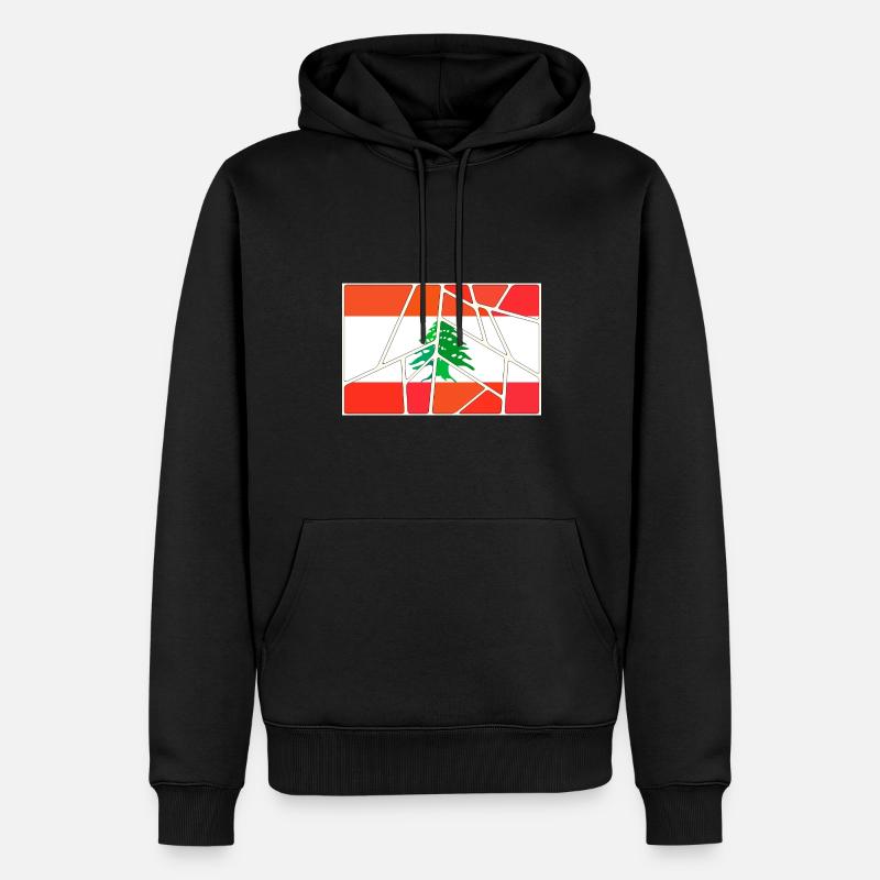 Don pour le Liban - Sweat à capuche Premium bio Homme - noir
