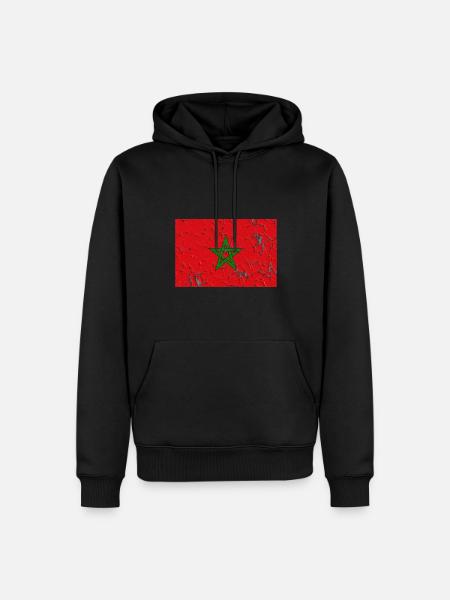 Gift for Morocco - Men’s Premium Organic Hoodie - black