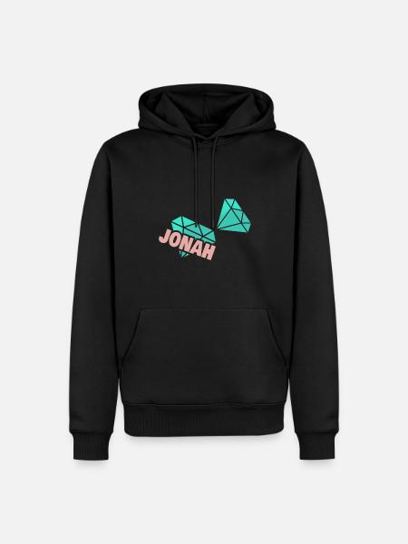 Geschenk für Jonah - Männer Premium Bio Hoodie - Schwarz