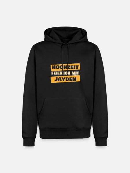 Bachelor party Jayden - Men’s Premium Organic Hoodie - black