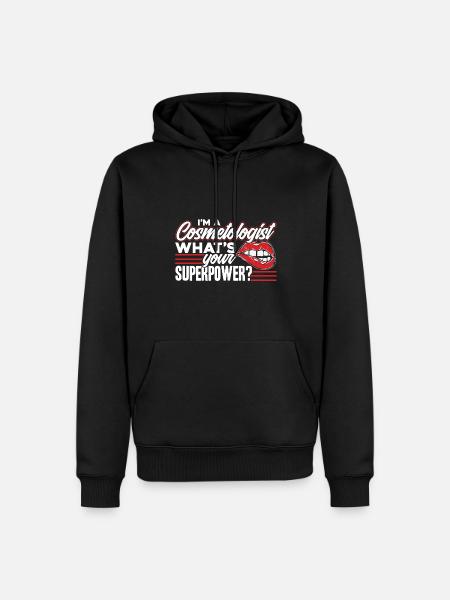 I am A Cosmetologist - Men’s Premium Organic Hoodie - black