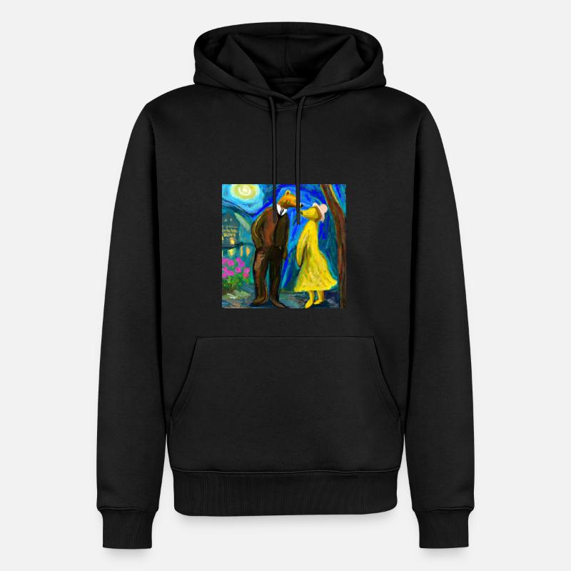 Soirée des ours - Sweat à capuche Premium bio Homme - undefined