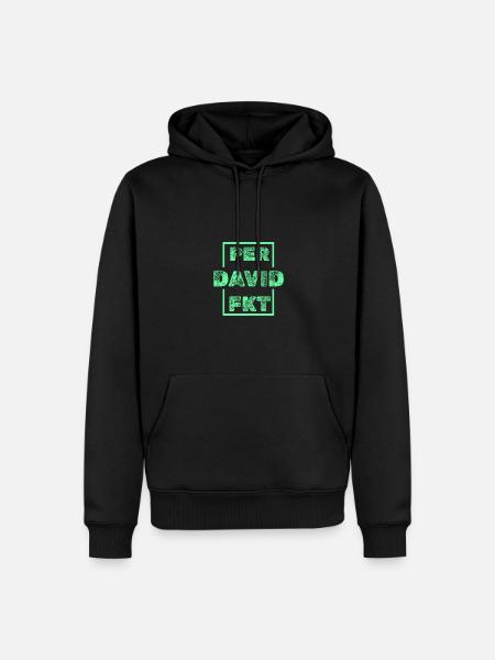 Gift for David - Men’s Premium Organic Hoodie - black